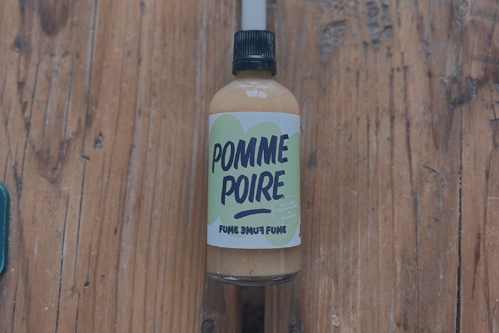 Sauce pimentée et fumée Pomme Poire